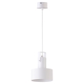 Hanglamp aan een koord RIF 1xE27/60W/230V wit