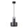 Hanglamp aan een koord RIF 1xE27/60W/230V zwart