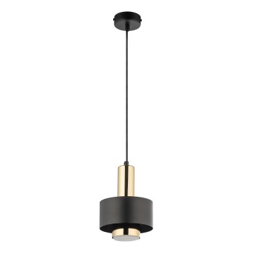 Hanglamp aan een koord RIF LUX 1xGX53/12W/230V diameter 15 cm zwart/goud