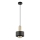 Hanglamp aan een koord RIF LUX 1xGX53/12W/230V diameter 15 cm zwart/goud