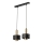 Hanglamp aan een koord RIF LUX 2xGX53/12W/230V zwart/goud