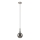 Hanglamp aan een koord ROLLO 1xE14/5W/230V mat chroom/gerookt
