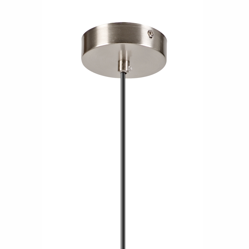 Hanglamp aan een koord ROLLO 1xE14/5W/230V mat chroom/gerookt