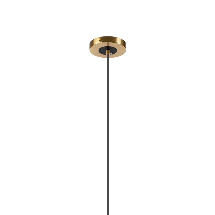 Hanglamp aan een koord ROLLO 3xE14/5W/230V goud/gerookt beige