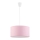 Hanglamp aan een koord RONDO KIDS 1xE27/15W/230V roze