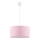 Hanglamp aan een koord RONDO KIDS 1xE27/15W/230V roze