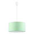 Hanglamp aan een koord RONDO KIDS 1xE27/25W/230V groen