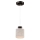 Hanglamp aan een koord ROSA 1xE27/60W/230V beuken