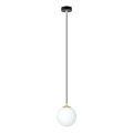 Hanglamp aan een koord ROYAL 1xE14/10W/230V diameter 14 cm zwart