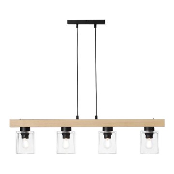 Hanglamp aan een koord RUSTIC RADIANCE 4xE27/60W/230V