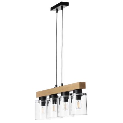 Hanglamp aan een koord RUSTIC RADIANCE 4xE27/60W/230V
