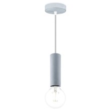 Hanglamp aan een koord SAGA 1xE27/40W/230V grijs