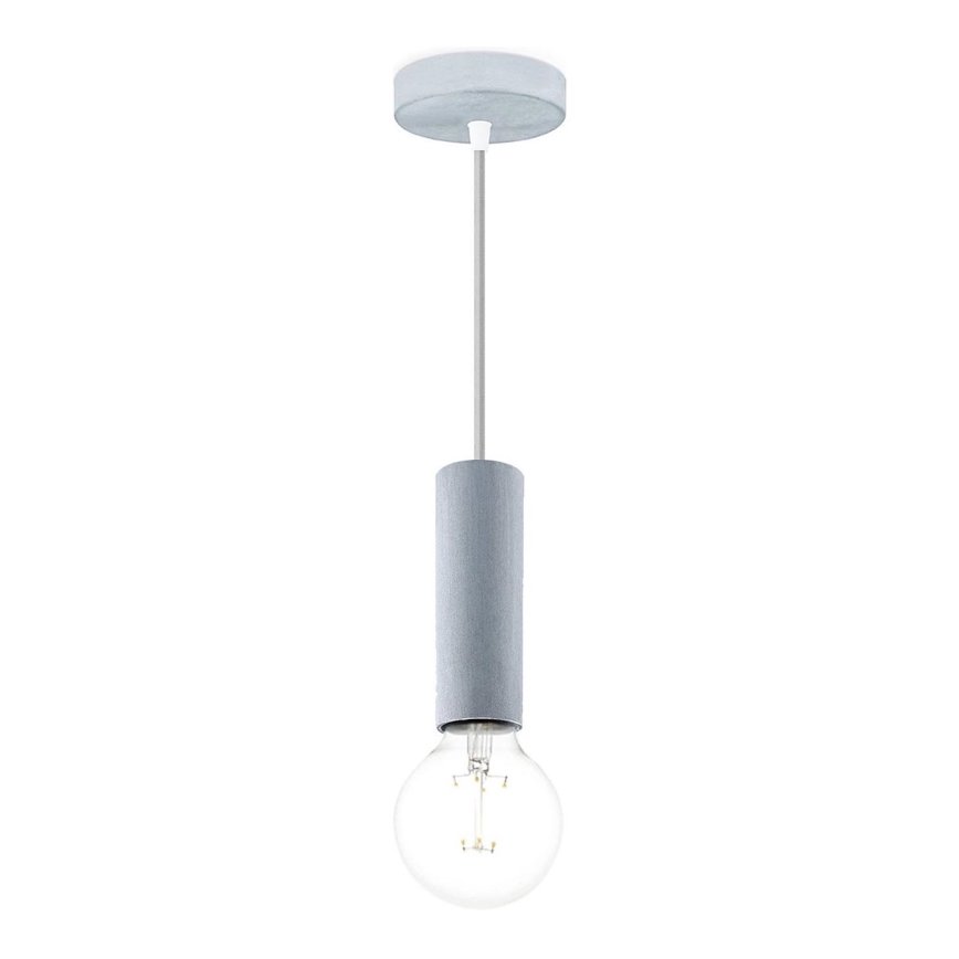 Hanglamp aan een koord SAGA 1xE27/40W/230V grijs