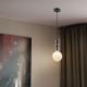Hanglamp aan een koord SAGA 1xE27/40W/230V zwart/brons