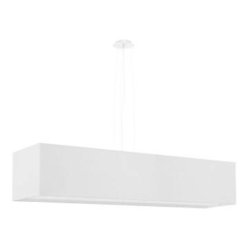 Hanglamp aan een koord SANTA 5x E27 / 60W / 230V 120 cm wit