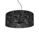 Hanglamp aan een koord SATINO 3xE27/60W/230V zwart/grijs