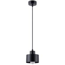 Hanglamp aan een koord SAVAR 1xE27/60W/230V zwart