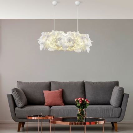 Hanglamp aan een koord SERENE 1xE27/40W/230V wit