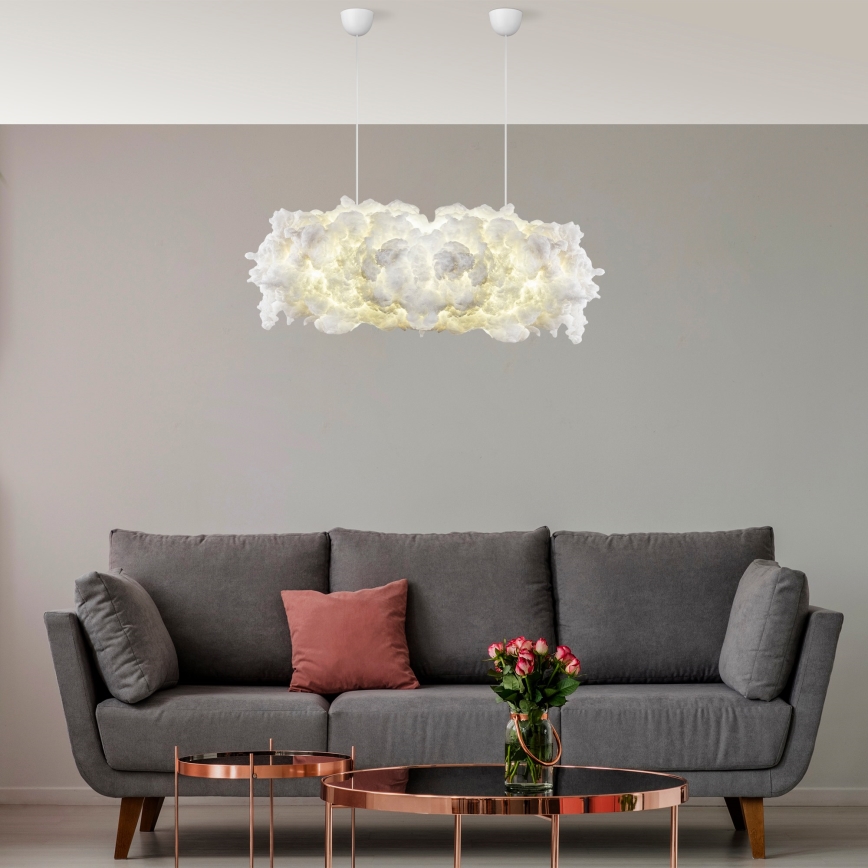 Hanglamp aan een koord SERENE 1xE27/40W/230V wit
