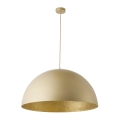 Hanglamp aan een koord SFERA 1xE27/60W/230V diameter 35 cm gouden
