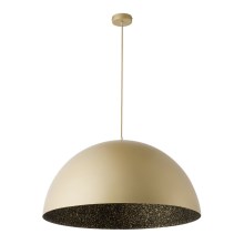 Hanglamp aan een koord SFERA 1xE27/60W/230V diameter 35 cm gouden/zwart
