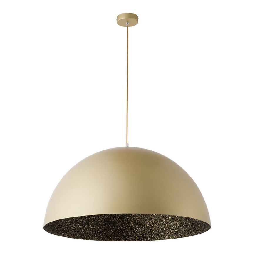 Hanglamp aan een koord SFERA 1xE27/60W/230V diameter 35 cm gouden/zwart