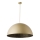 Hanglamp aan een koord SFERA 1xE27/60W/230V diameter 35 cm gouden/zwart