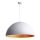 Hanglamp aan een koord SFERA 1xE27/60W/230V diameter 35 cm wit/koper