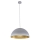 Hanglamp aan een koord SFERA 1xE27/60W/230V diameter 50 cm grijs/gouden