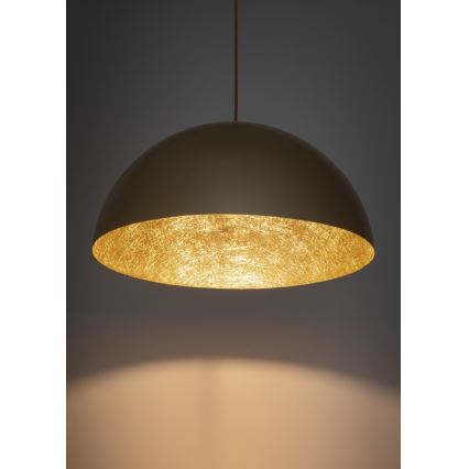 Hanglamp aan een koord SFERA 1xE27/60W/230V diameter 70 cm goud