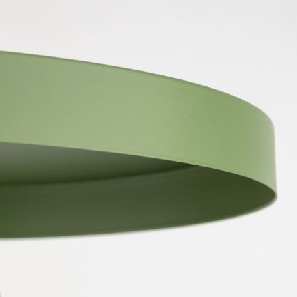 Hanglamp aan een koord SILA 1xE27/15W/230V diameter 30 cm groen
