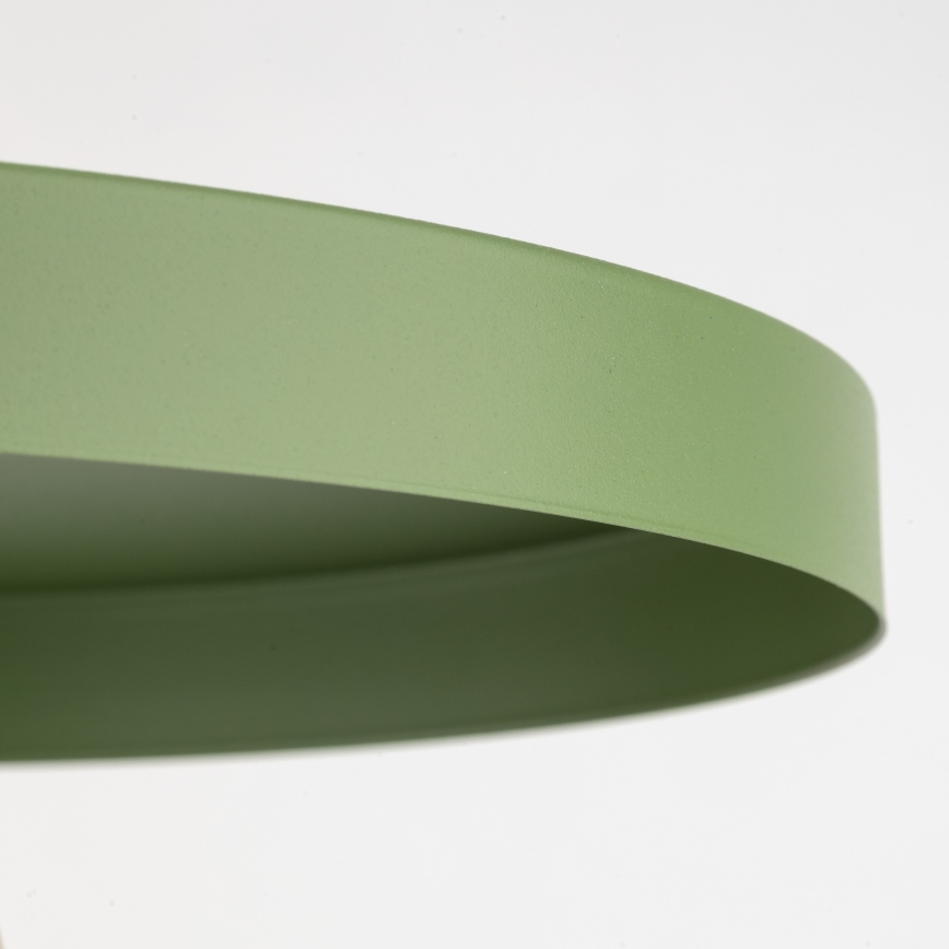 Hanglamp aan een koord SILA 1xE27/15W/230V diameter 30 cm groen
