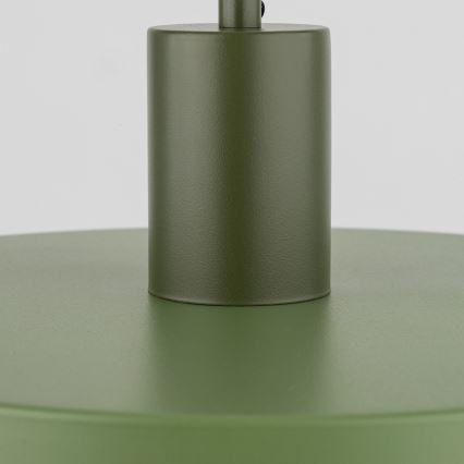 Hanglamp aan een koord SILA 1xE27/15W/230V diameter 30 cm groen