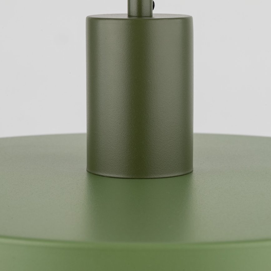 Hanglamp aan een koord SILA 1xE27/15W/230V diameter 30 cm groen