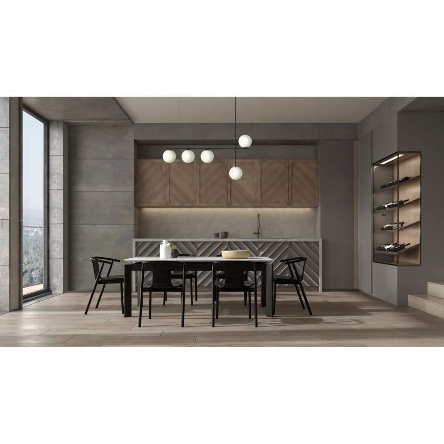 Hanglamp aan een koord SILIA 5xG9/12W/230V zwart
