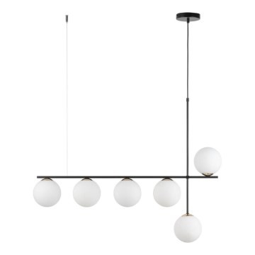 Hanglamp aan een koord SILIA 6xG9/12W/230V zwart