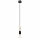 Hanglamp aan een koord SIMON 1xE27/60W/230V zwart/beuken - FSC gecertificeerd