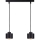 Hanglamp aan een koord SIMPLY BLACK 2xE27/60W/230V