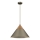 Hanglamp aan een koord SINGLE 1xE27/15W/230V messing/beuken