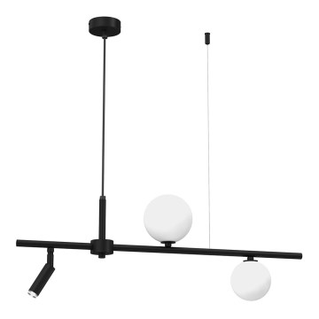 Hanglamp aan een koord SIRIO 3xG9/25W/230V zwart