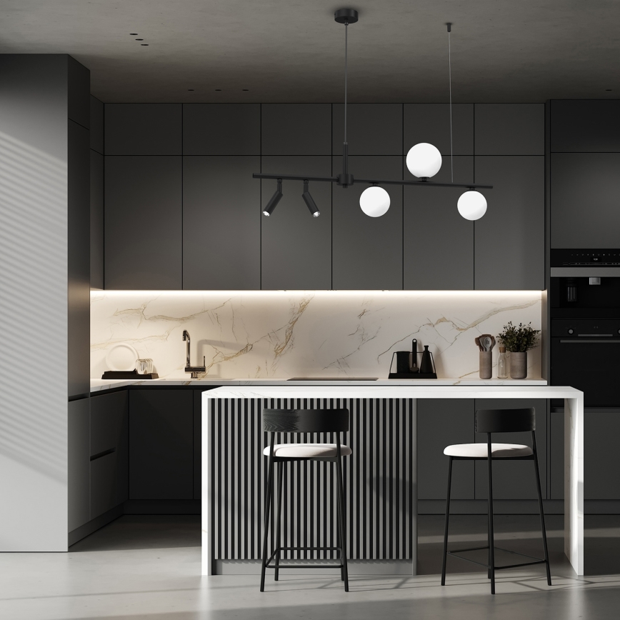 Hanglamp aan een koord SIRIO 5xG9/25W/230V zwart