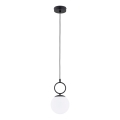 Hanglamp aan een koord SITRO 1xE14/10W/230V zwart/wit