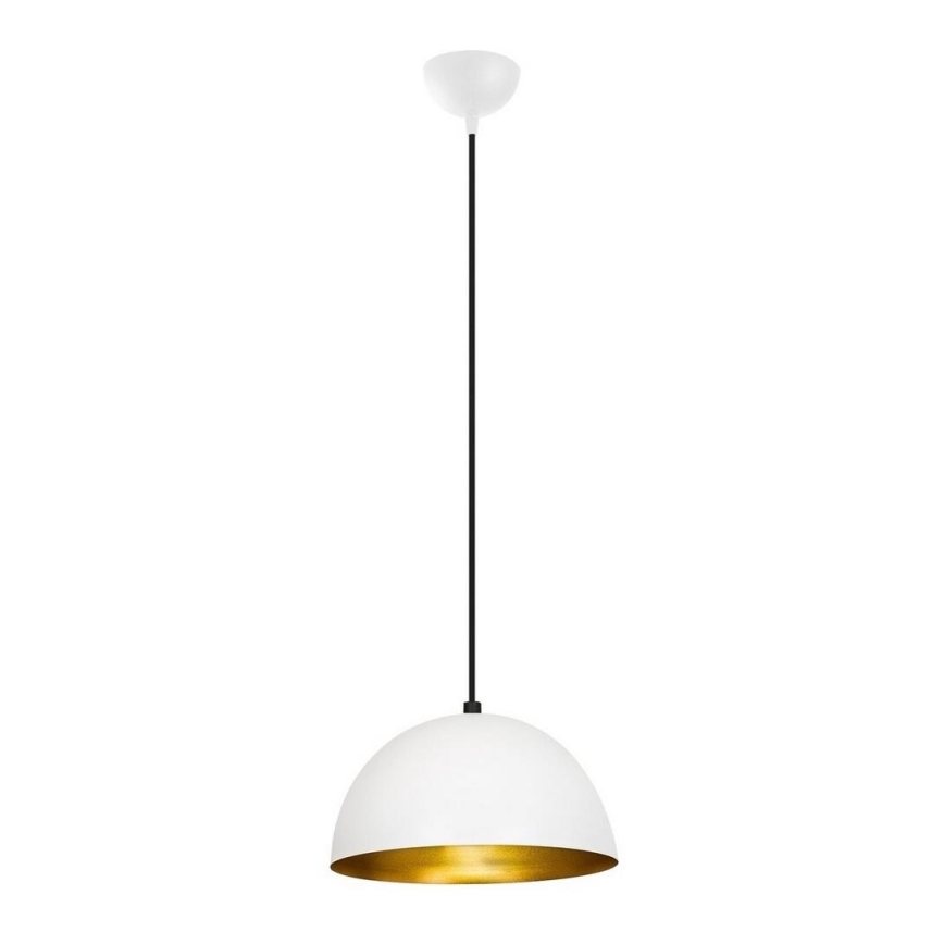 Hanglamp aan een koord SIVANI 1xE27/40W/230V wit