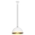 Hanglamp aan een koord SIVANI 1xE27/40W/230V wit