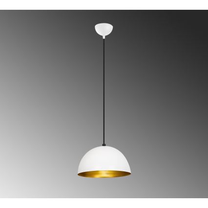 Hanglamp aan een koord SIVANI 1xE27/40W/230V wit