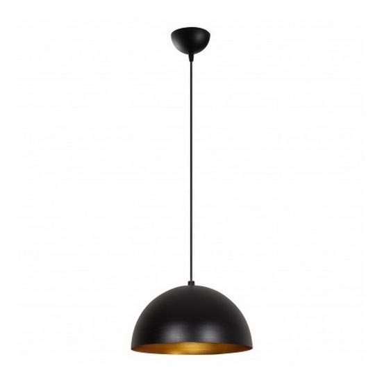 Hanglamp aan een koord SIVANI 1xE27/40W/230V zwart