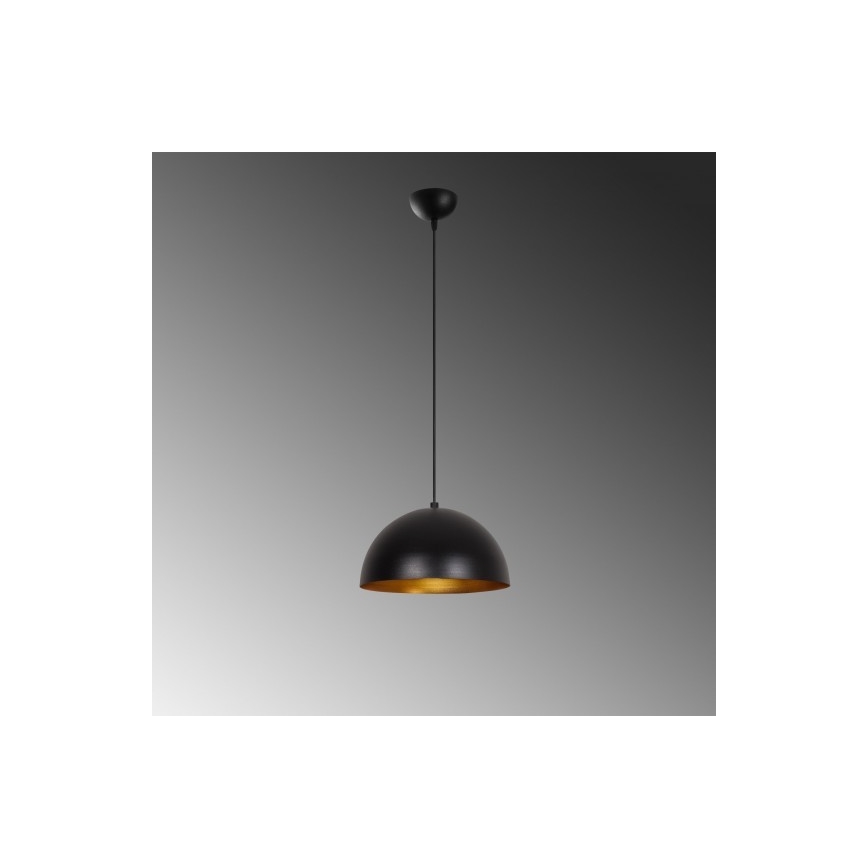Hanglamp aan een koord SIVANI 1xE27/40W/230V zwart