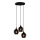 Hanglamp aan een koord SMOKED 3xE27/40W/230V