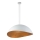 Hanglamp aan een koord SOLARIS 1xE27/60W/230V diameter 48 cm wit/koper