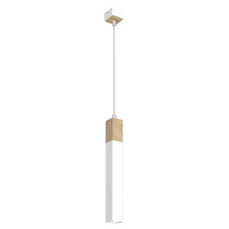 Hanglamp aan een koord SOLO 1xGU10/MR11/40W/230V wit